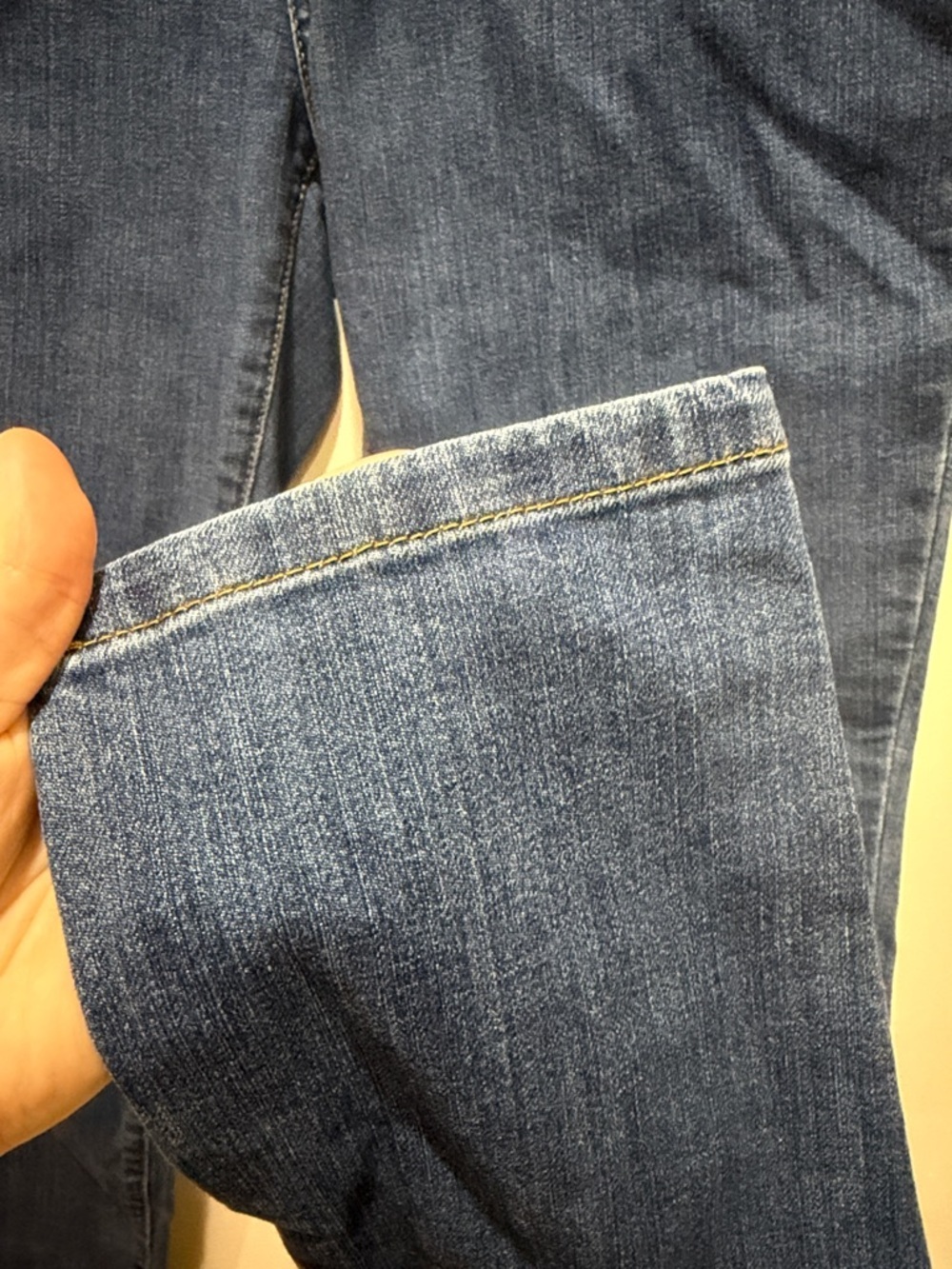 L.L. Bean Classic Fit Straight-Leg Jeans in Blue Medium Tall Length - Picture 7 of 14